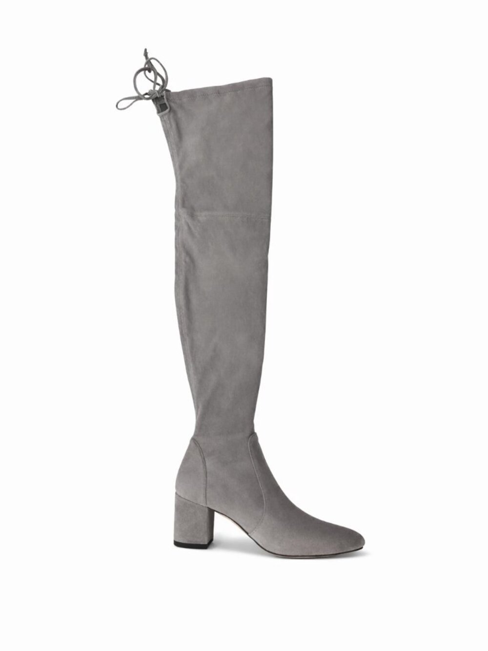 Stuart Weitzman Tieland Slate Gray Over The Knee Suede Boots US 8